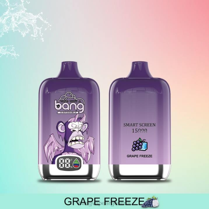 Bang Vape Digital Smart Screen 15000 inhalaciones 25ml 8B6J11 desechable Bang Vape argentina