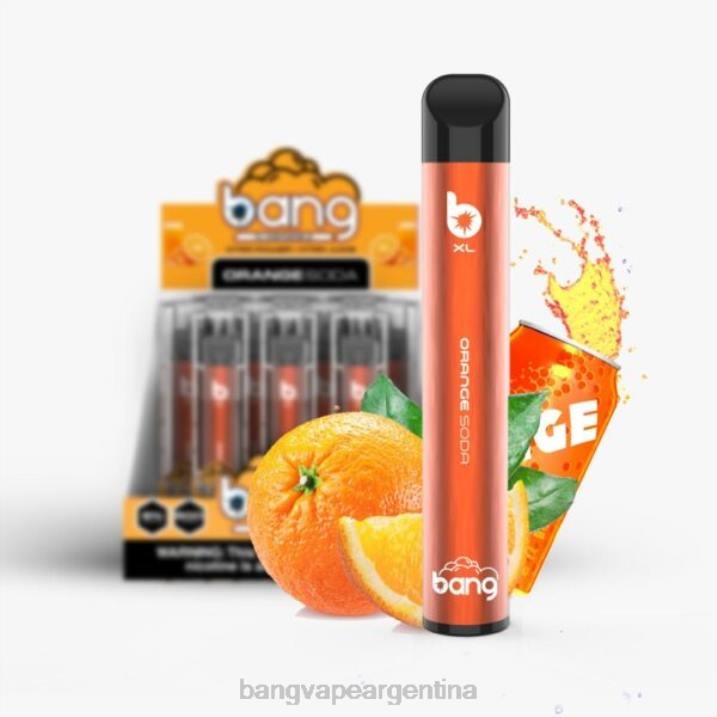 Bang Vape XL desechable 8B6J32 soda de naranja vape gang argentina