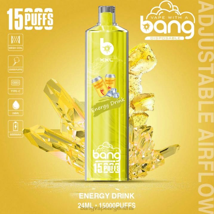 Bang Vape XXL 15000 bocanadas 8B6J2 desechable vape gang argentina