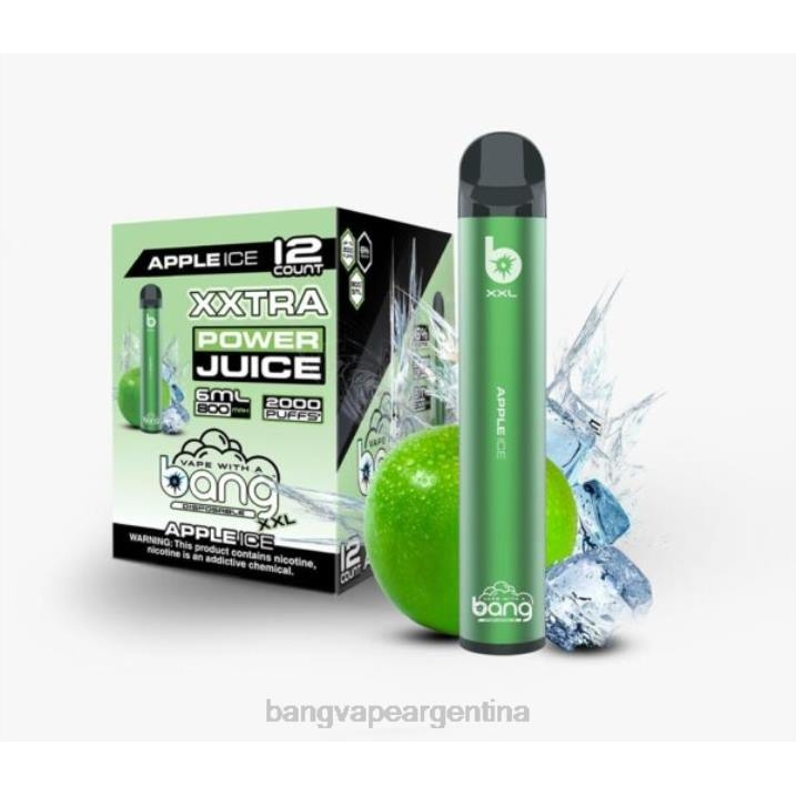 hielo de manzana