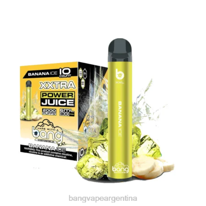 Bang Vape XXL 2000 bocanadas 8B6J13 hielo de plátano Bang Vape precio