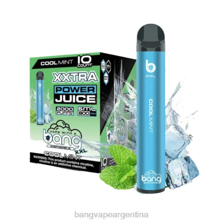 Bang Vape XXL 2000 bocanadas 8B6J16 menta fresca vape gang disposables