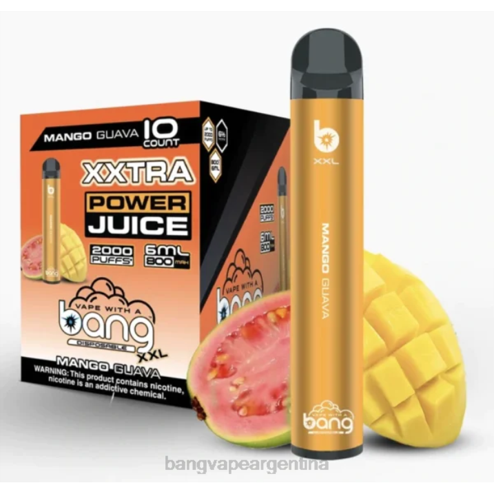 Bang Vape XXL 2000 bocanadas 8B6J20 mango guayaba Bang Vape shop