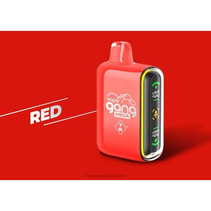 Vape Gang MEGA Vape desechable de 20.000 inhalaciones (caja de 5) 8B6J57 rojo vape gang flavors