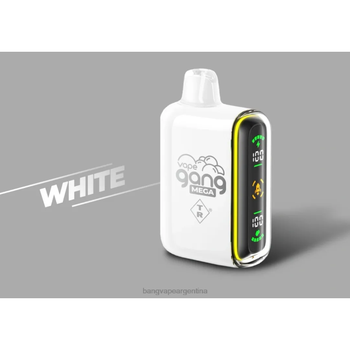 Vape Gang MEGA Vape desechable de 20.000 inhalaciones (caja de 5) 8B6J60 blanco vape with a bang disposable
