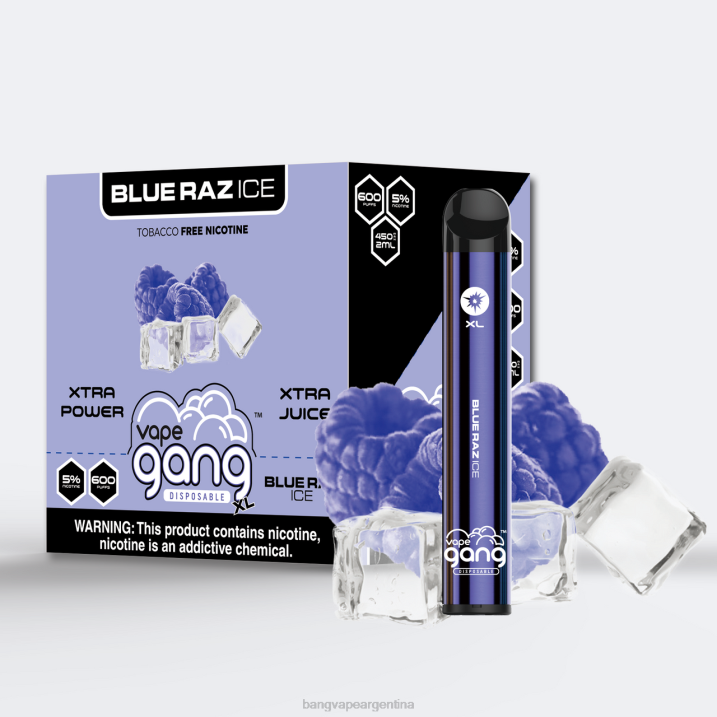 hielo azul